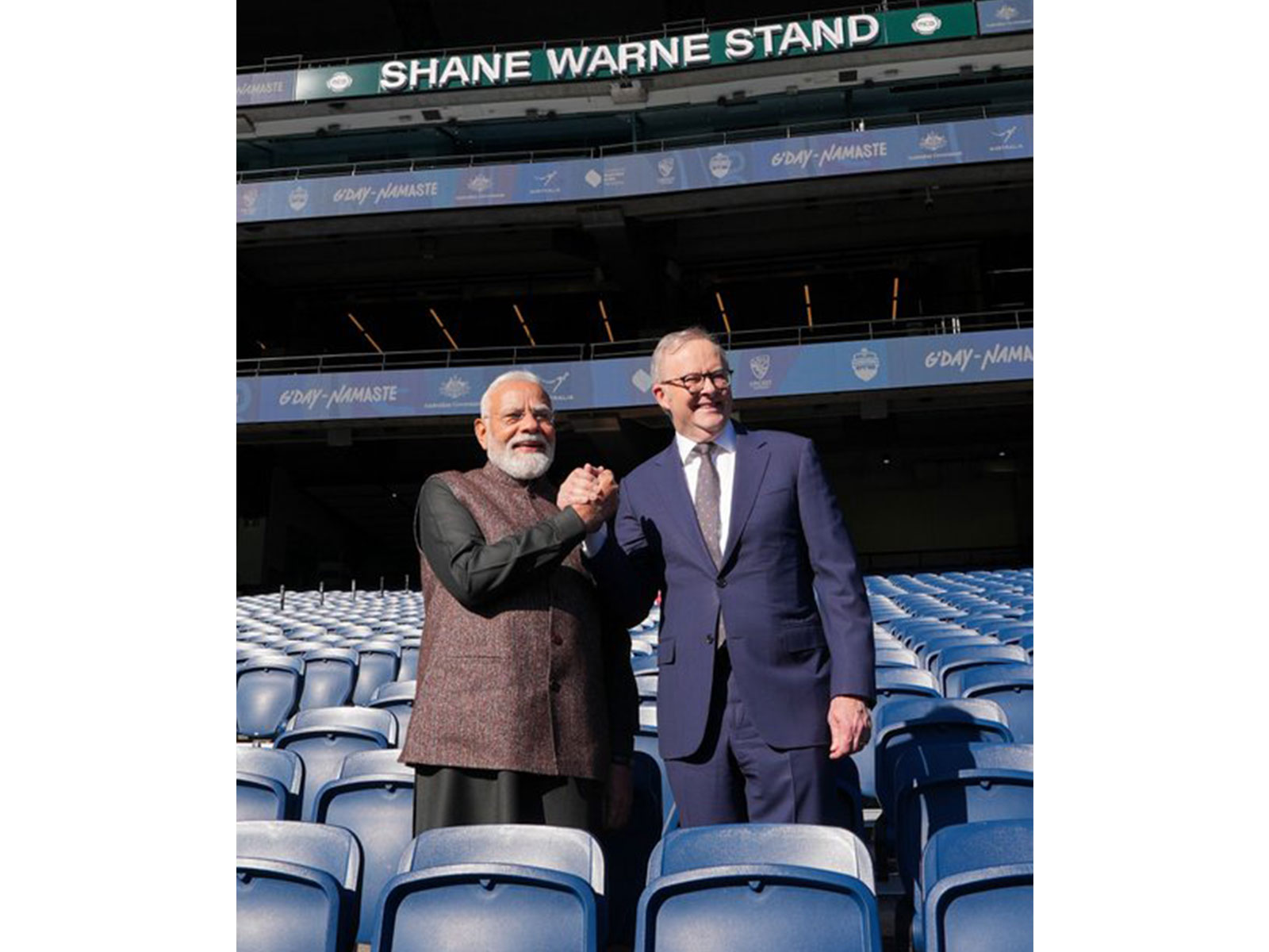 PM Modi (left) with Anthony Albanese (right) (Photo: X@AlboMP)