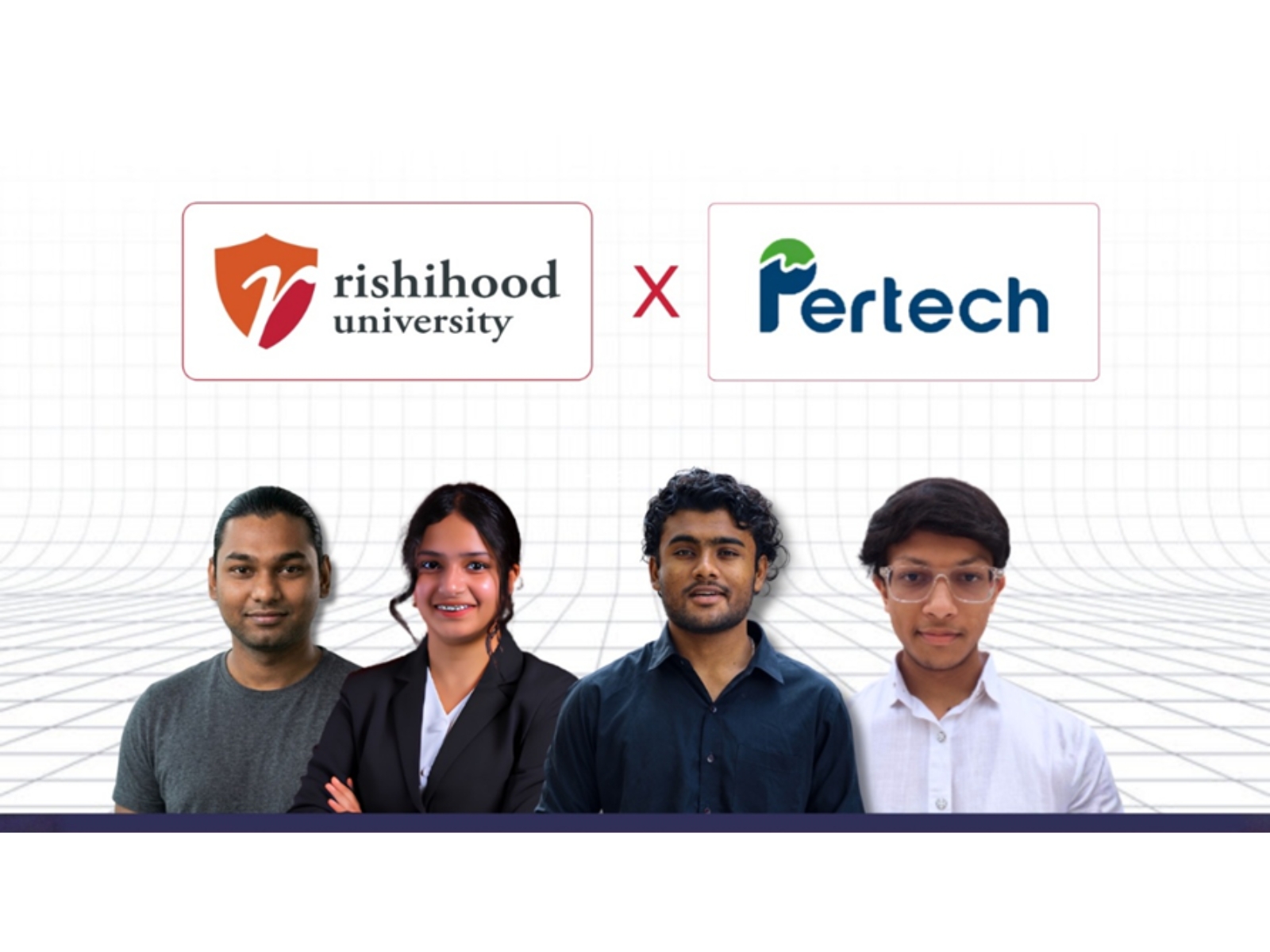Rishihood University Students Secure Paid AI & Project Management Internships with US-Based Pertech Industries
