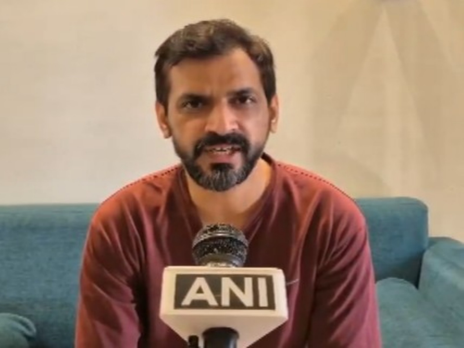 Vijay Meena, Father of schoolgirl who died by suicide at Jaipur's Neerja Modi School (Photo/ANI)