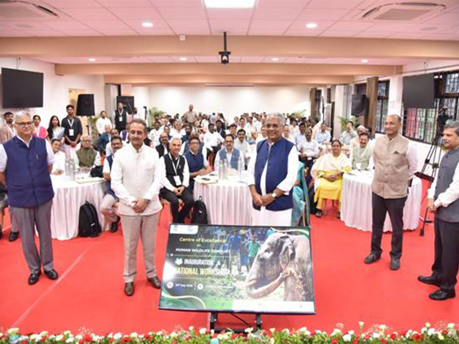 Union Environment Minister Bhupender Yadav inaugurates Centre of Excellence on Human-Wildlife Conflict (Photo/PIB)