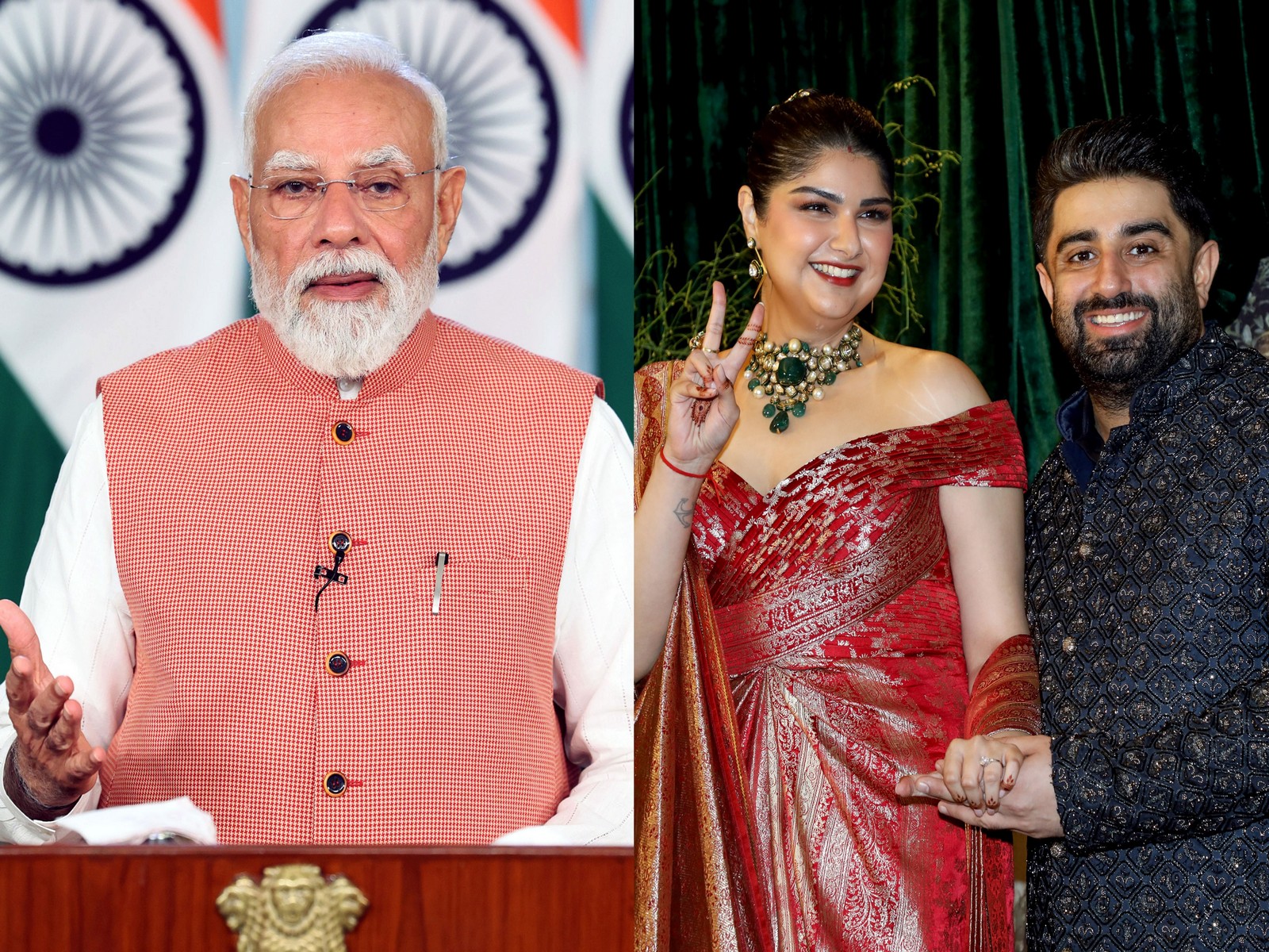 PM Modi congratulates Anshula Kapoor, Rohan Thakkar (File photo/ANI)