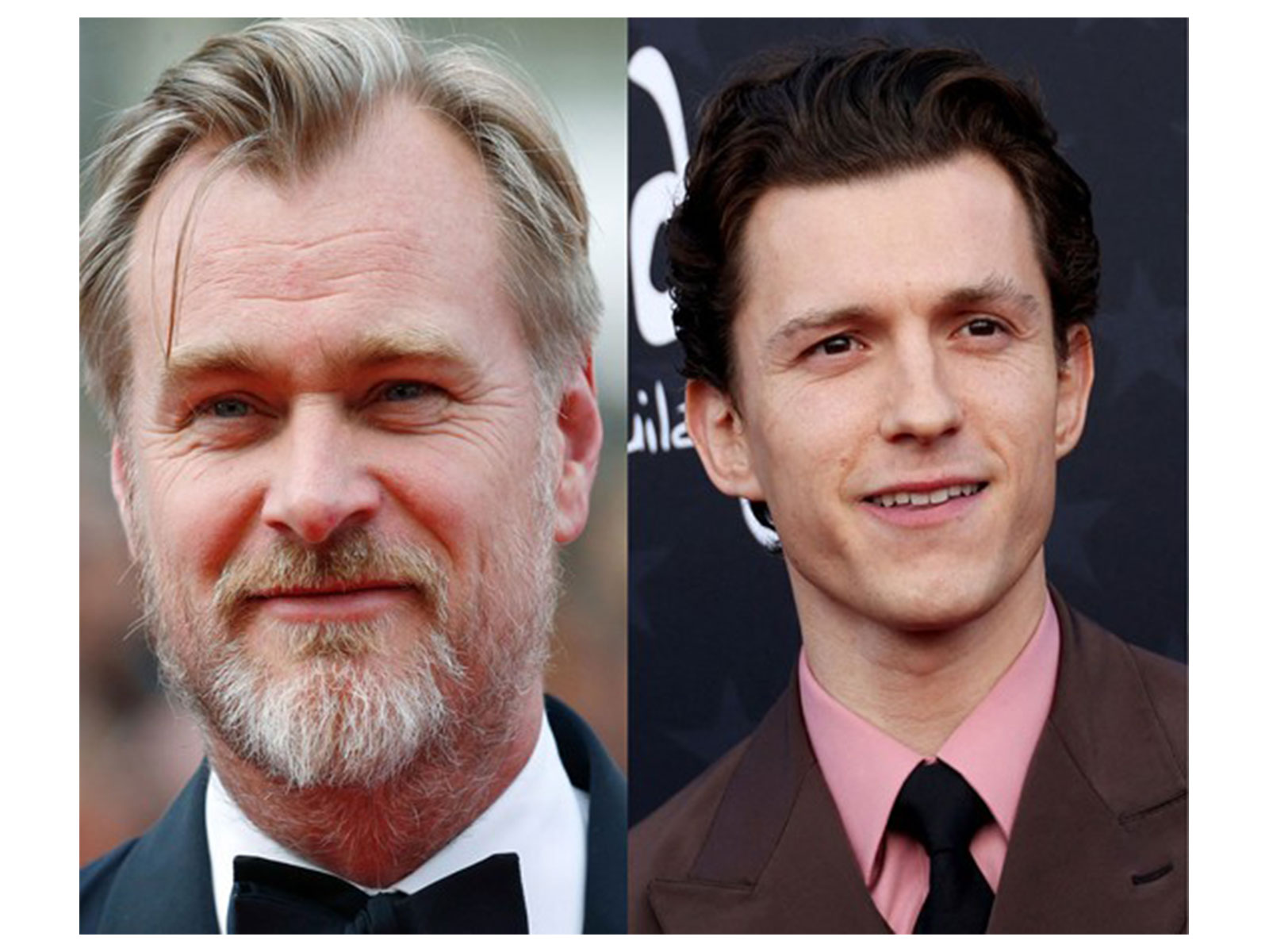 Filmmaker Christopher Nolan and actor Tom Holland (Image source: Reuters)