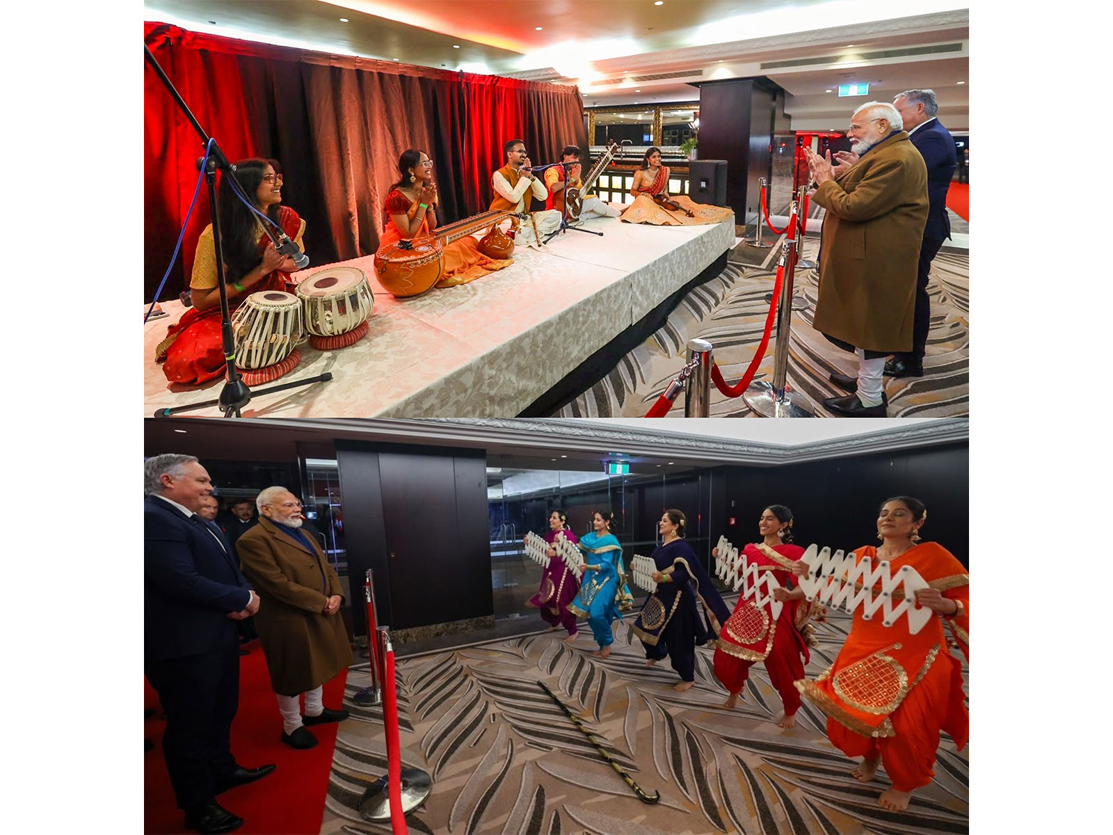 Prime Minister Narendra Modi with members of Indian diaspora in New Zealand (Photos/X@narendramodi)