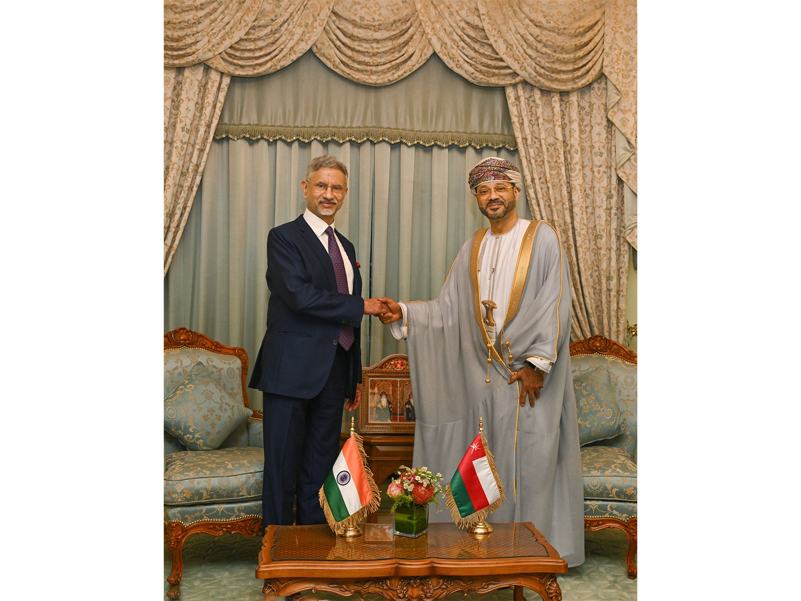 External Affairs Minister S Jaishankar meets Omani Foreign Minister  Sayyid Badr Albusaidi (Photo/X@DrSJaishankar)