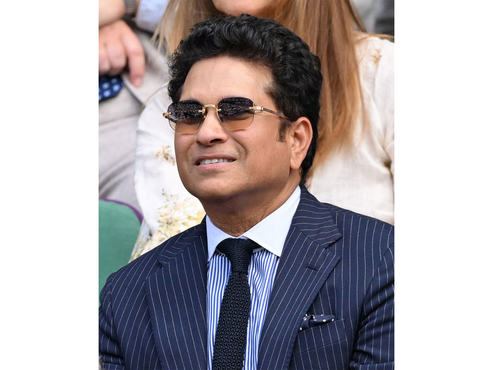 Legendary cricketer Sachin Tendulkar (Photo: X/ @Wimbledon)