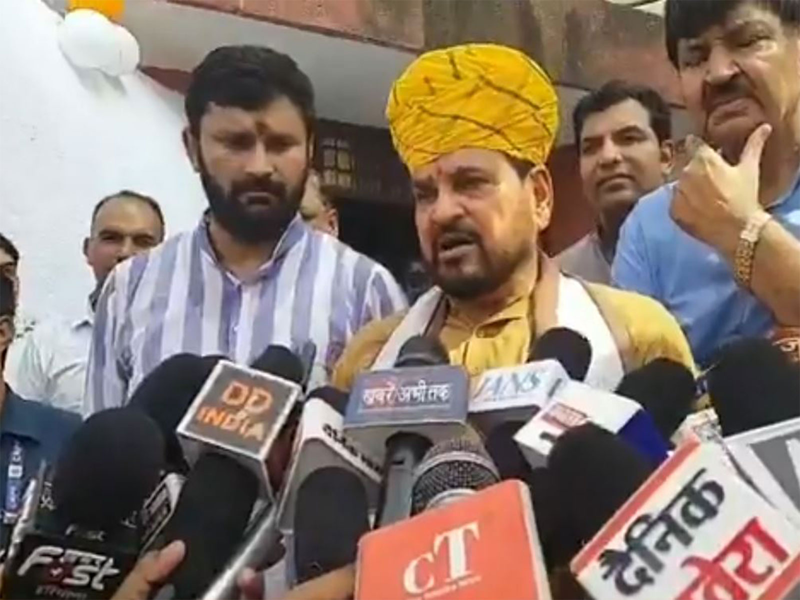 Former WFI Chief Brij Bhushan Sharan Singh (Photo/ANI)