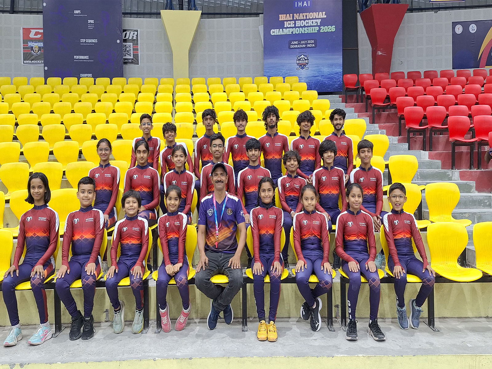 Gujarat's young skaters return from 21st National Ice Skating Championships with six medals. (Photo: ISAI)