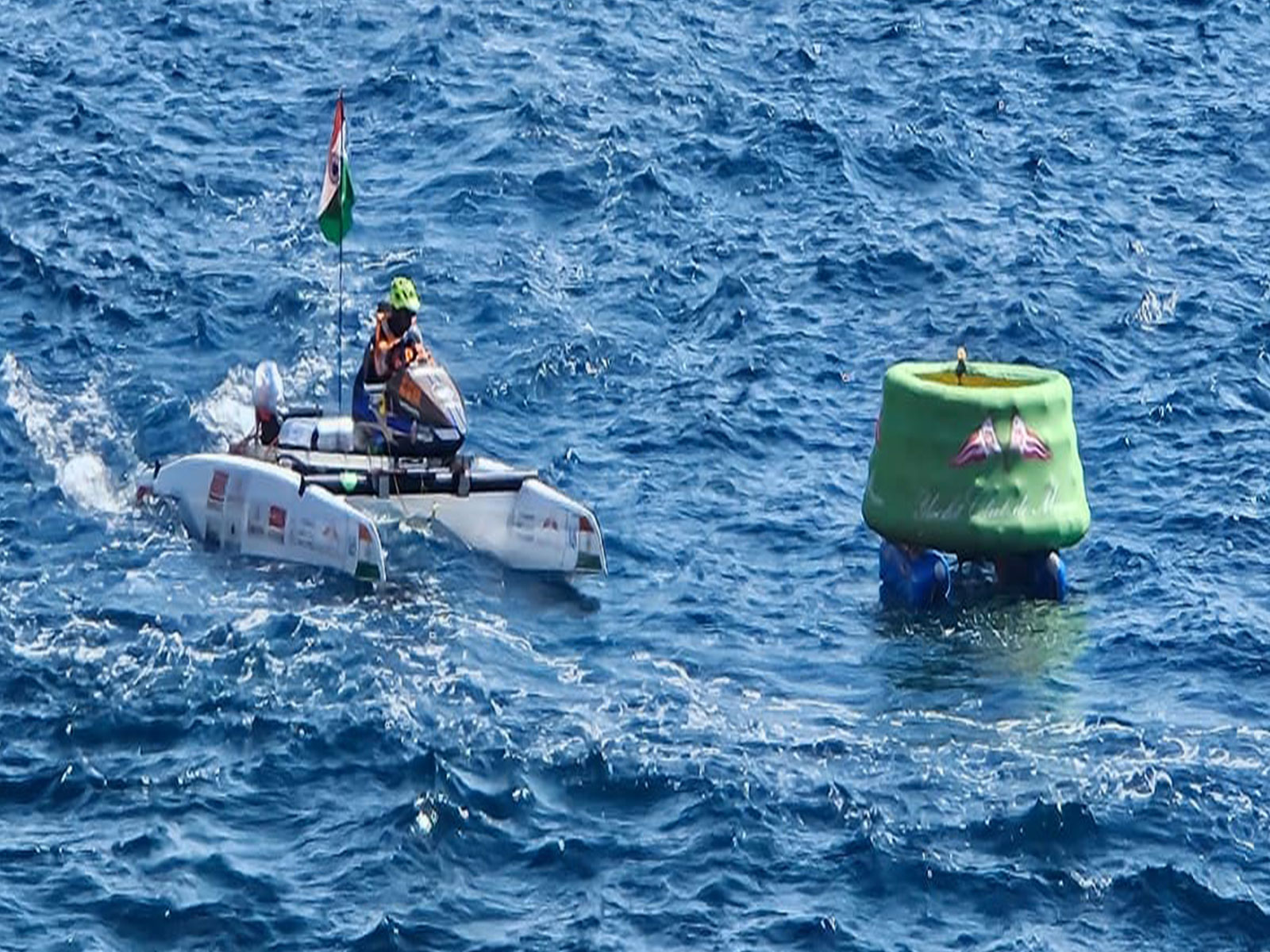 Sea Sakthi during the Energy Class Endurance Race of Monaco Energy Boat Challenge (Photo/ANI)