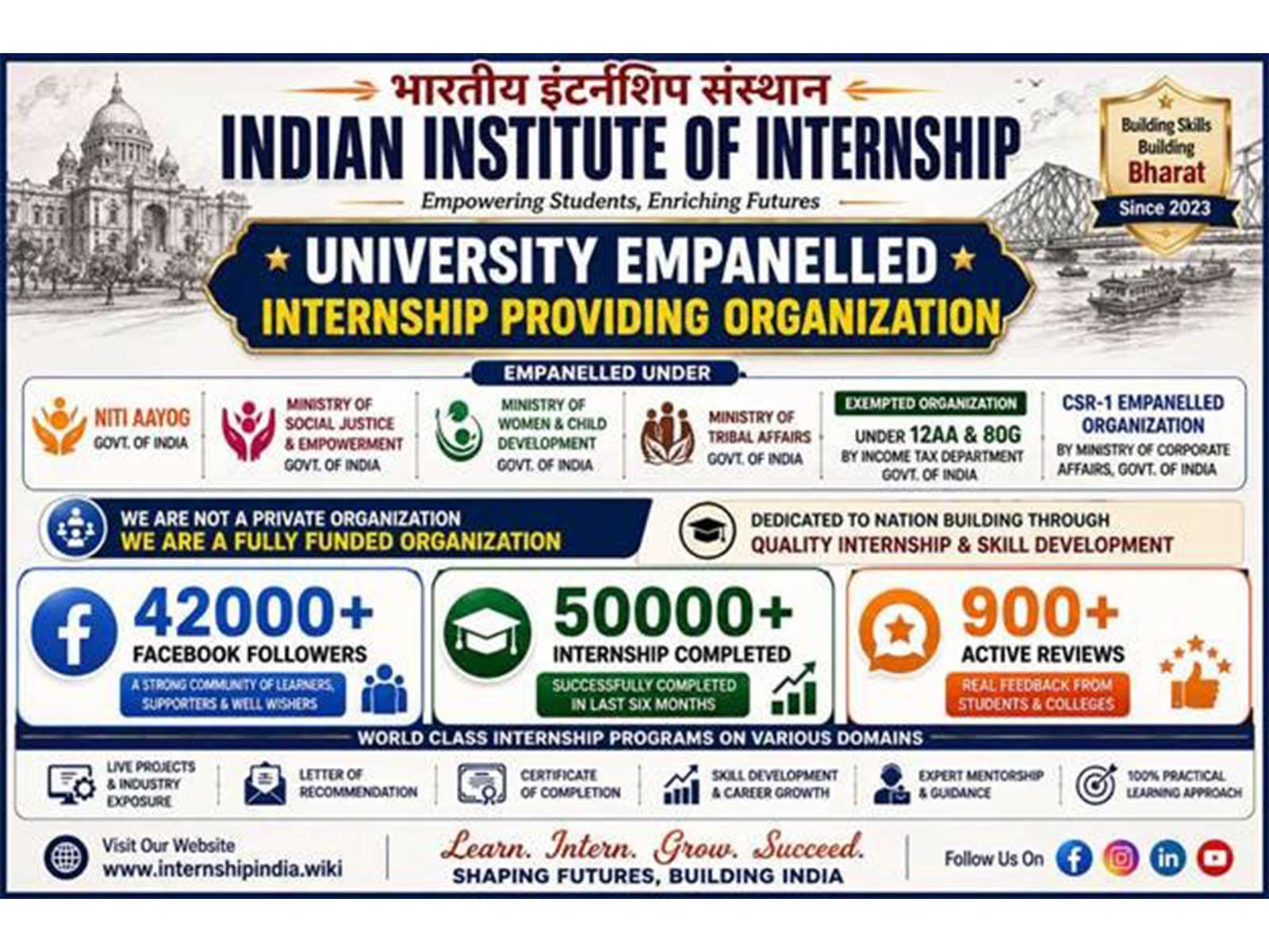 Indian Institute of Internship Expands Industry-Focused Internship Opportunities