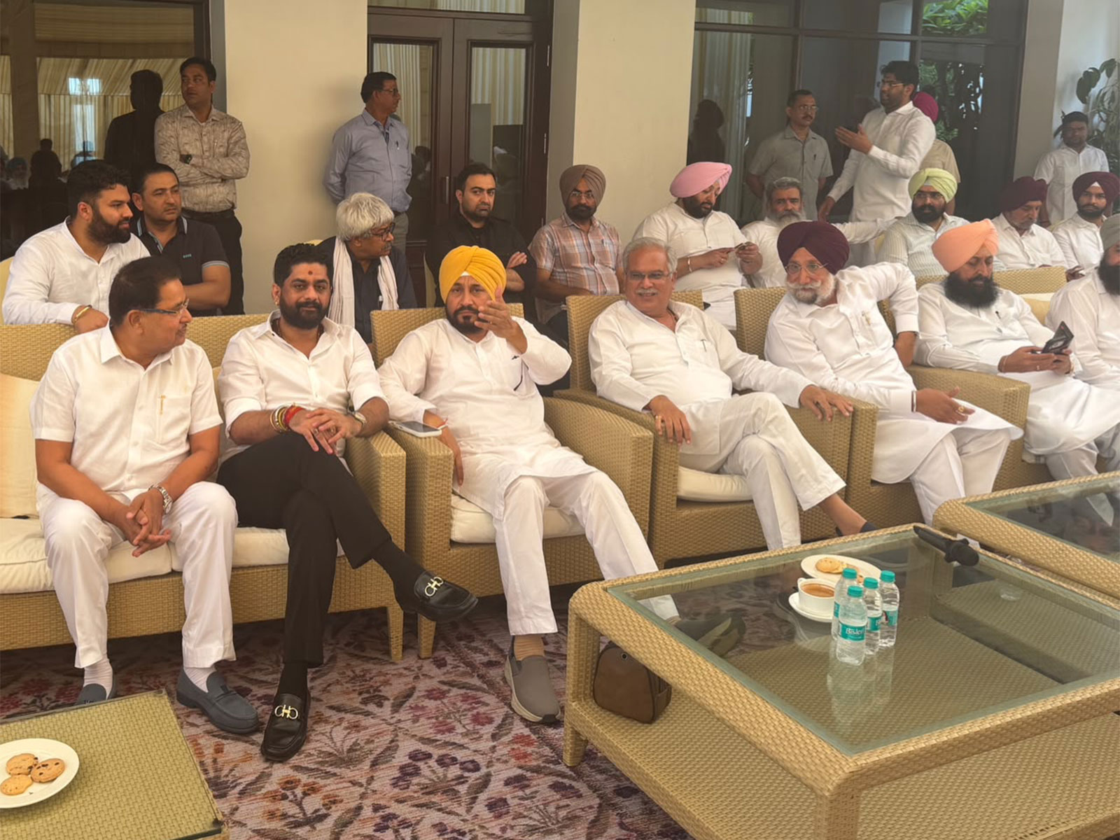 Visuals from inside the meeting (Photo/ANI)