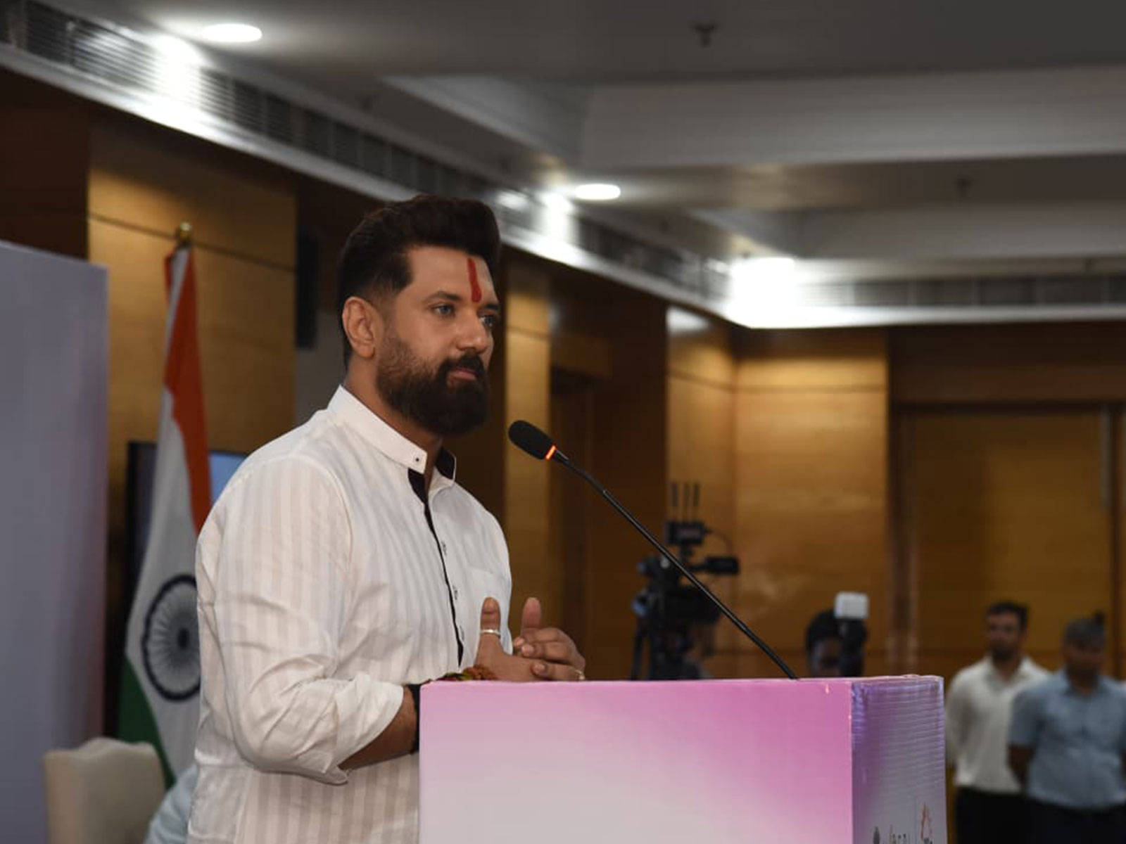Union Minister Chirag Paswan at an event in New Delhi (Photo/PIB)