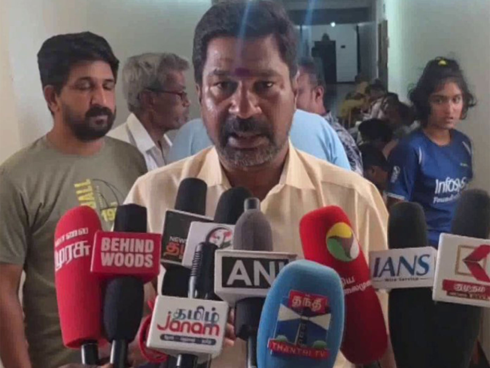 Relative of deceased, Muruga Prabhu Arumugam (Photo/ANI)