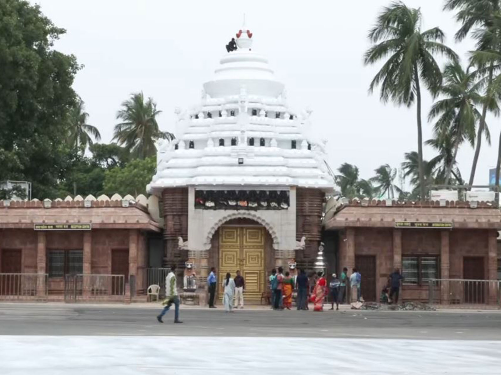Preparations underway at the Gundicha Temple ahead of the annual Jagannath Rath Yatra, in Puri, Odisha (Photo/ANI)