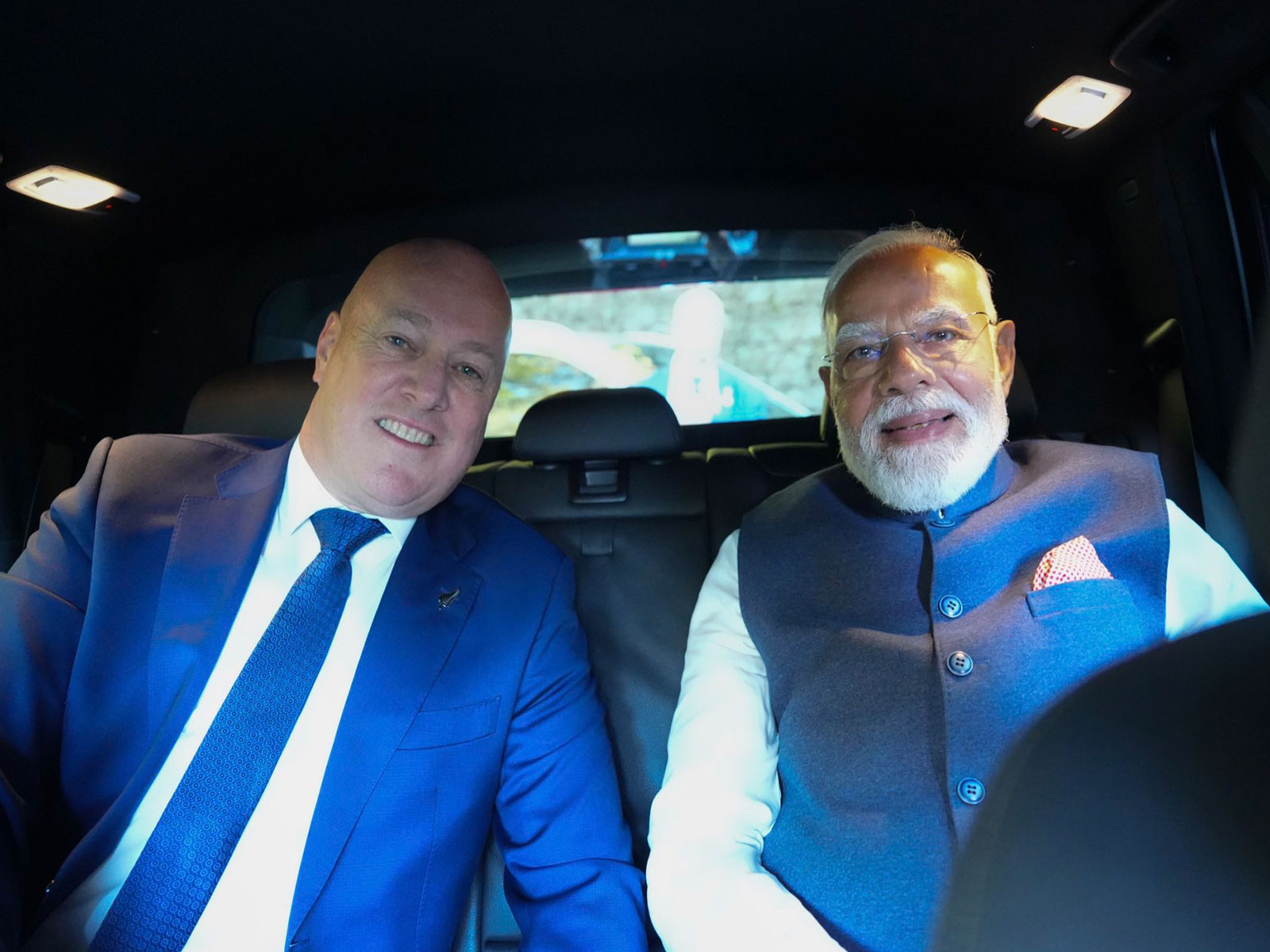 Prime Minister of New Zealand, Christopher Luxon and Prime Minister Narendra Modi (Photo: X@chrisluxonmp)