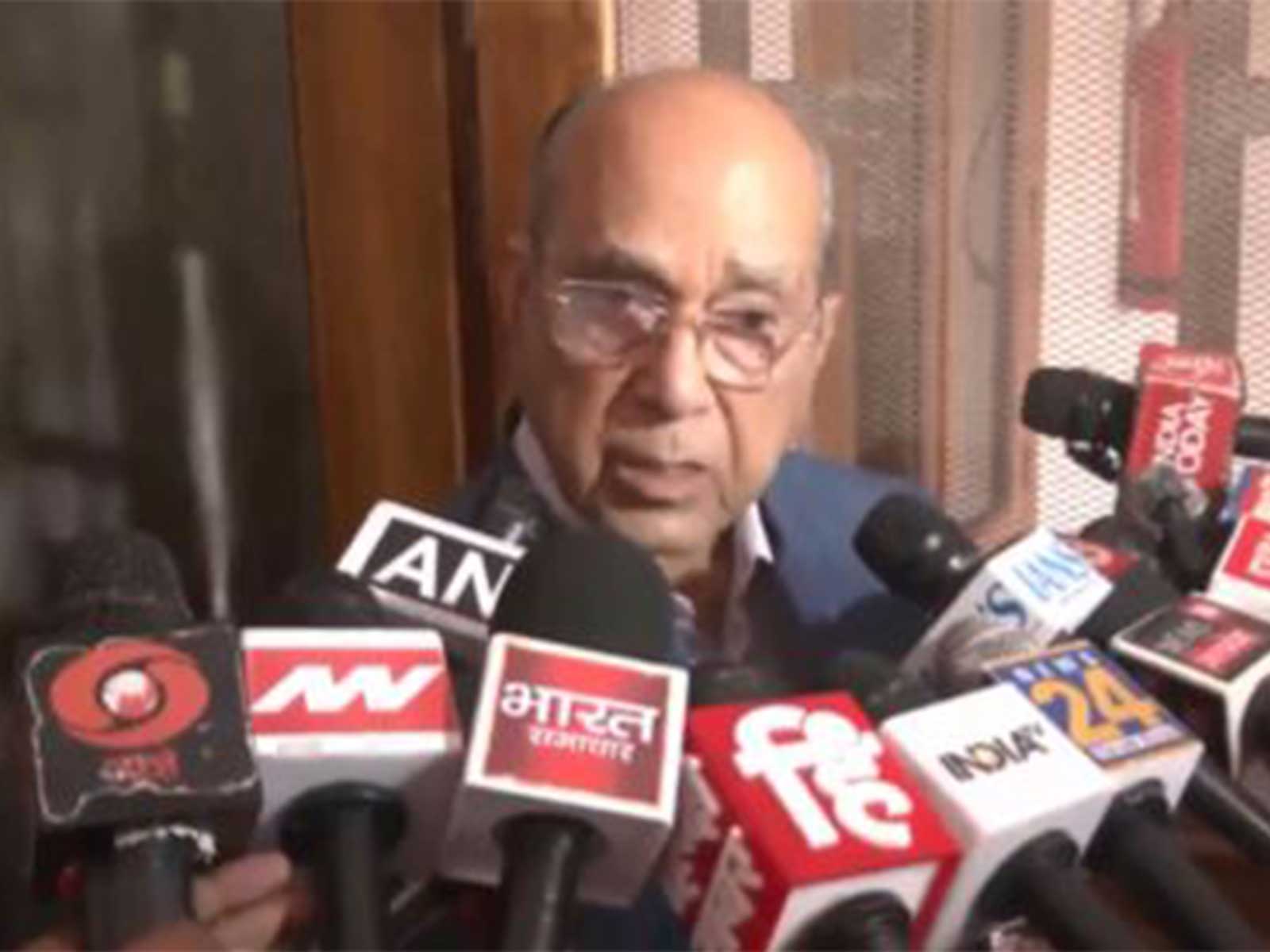Chairman of the Shri Ram Janmabhoomi Temple Construction Committee Nripendra Mishra (Photo/ANI)