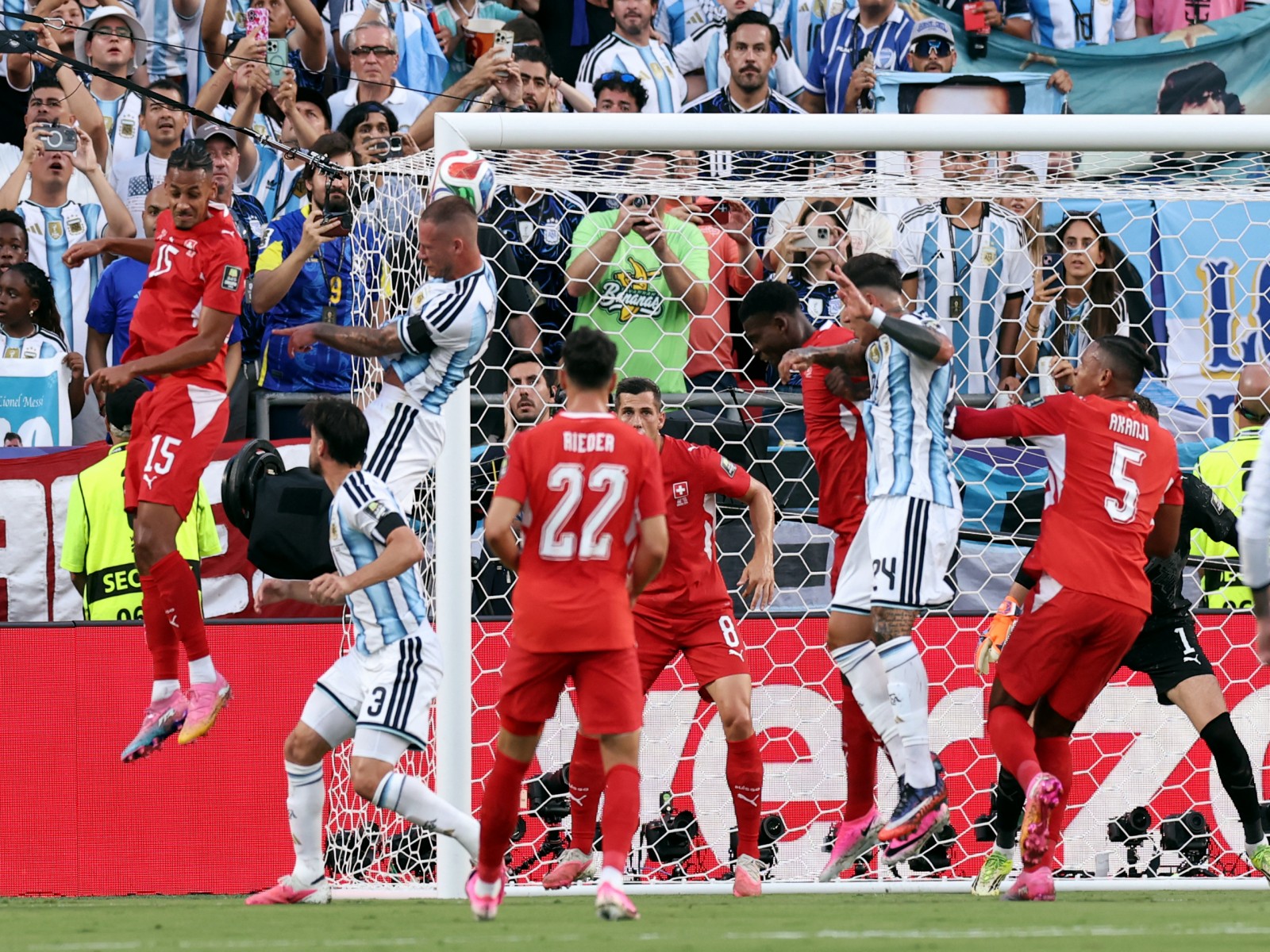 Soccer Football - FIFA World Cup 2026 - Quarter Final - Argentina v Switzerland - Kansas City Stadium, Kansas City, Missouri, U.S. - July 11, 2026 Argentina's Alexis Mac Allister scores their first goal. (Photo: REUTERS/Amanda Perobelli)