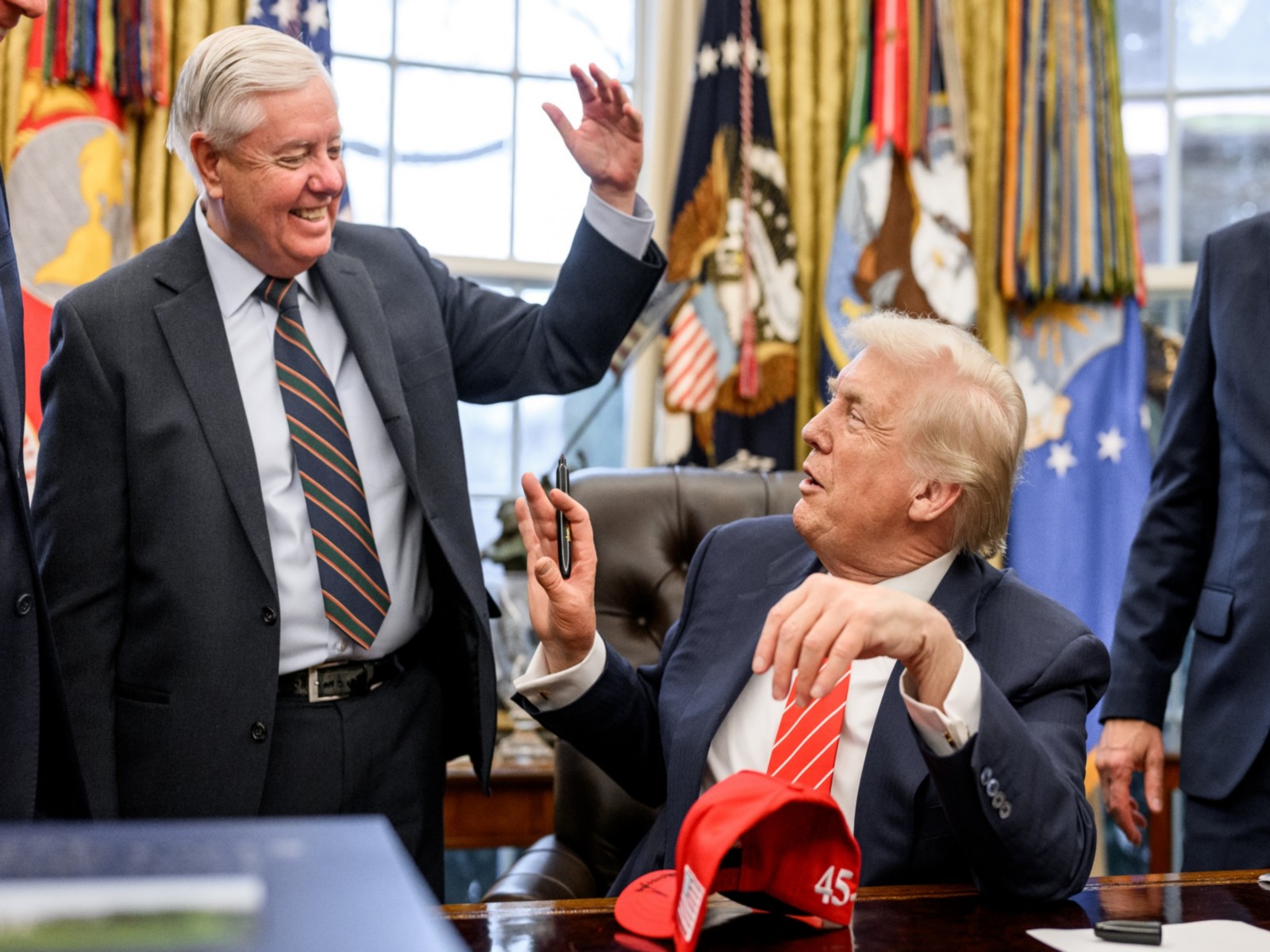 US President Donald Trump with South Carolina Senator Lindsey Graham (Photo/X/@whitehouse)