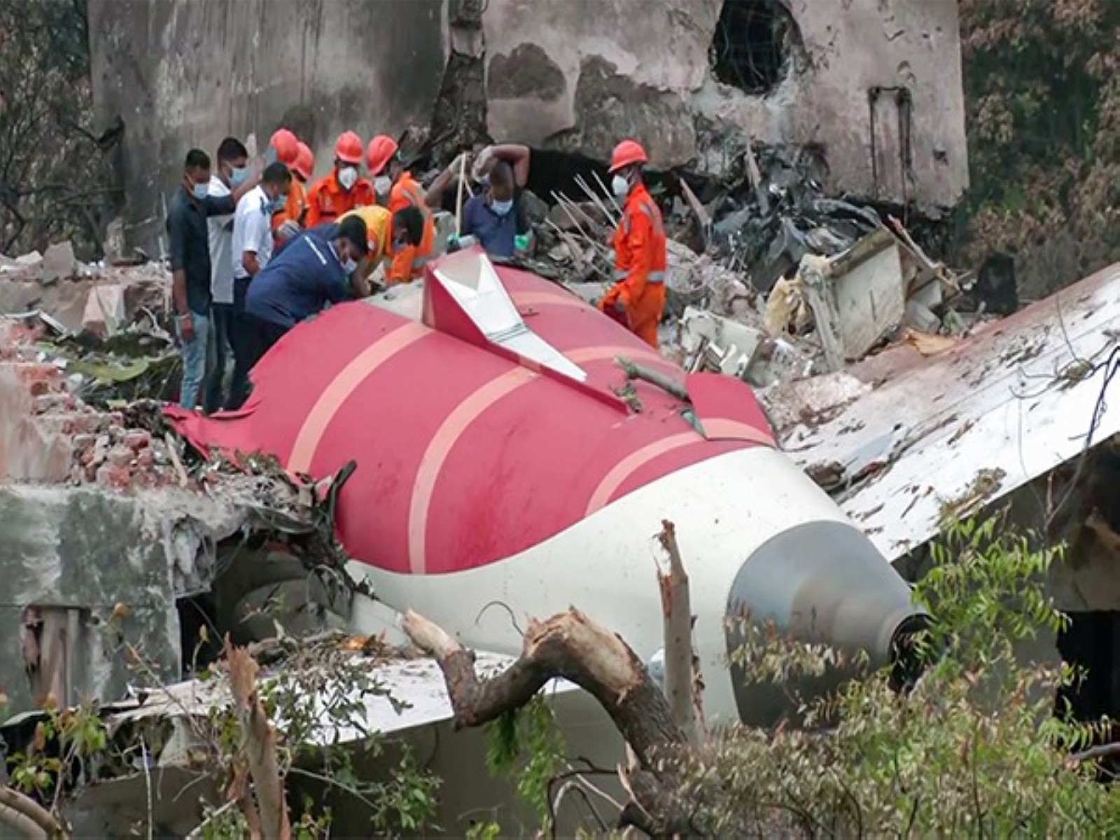 Pictures from the crash site (File Photo/ANI)