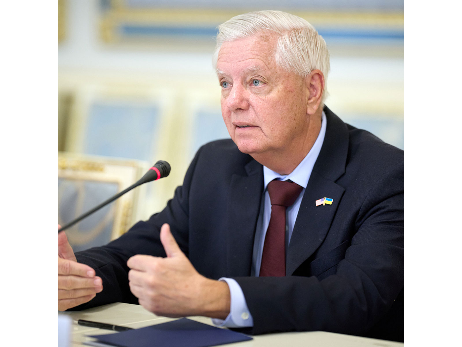 Late US Senator Lindsey Graham (Photo/X/@ZelenskyyUa)