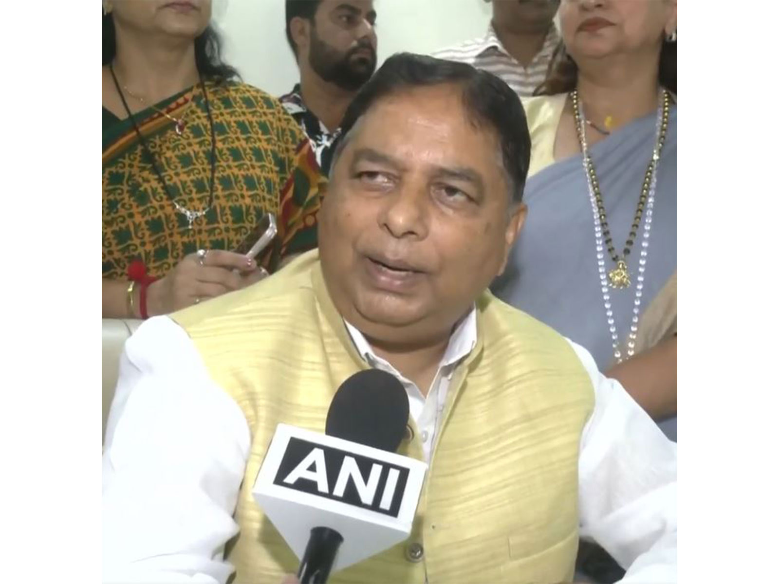 Jammu and Kashmir BJP chief Sat Paul Sharma (Photo/ANI)