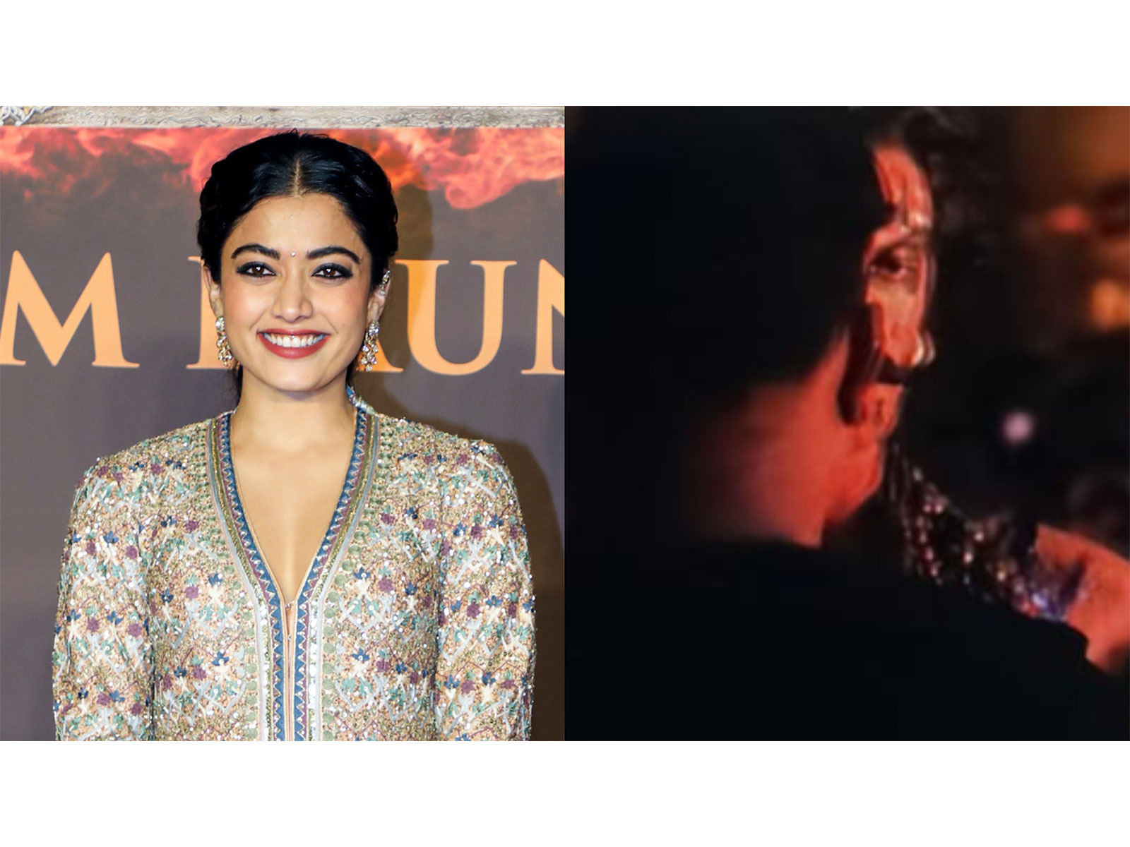 Rashmika Mandanna shares 'Ranabaali' BTS (Photo/ANI/Instagram@rashmika_mandanna)
