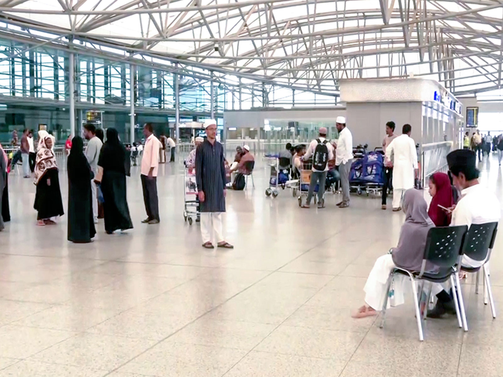 A visual of Hyderabad International Airport (Photo/ANI)