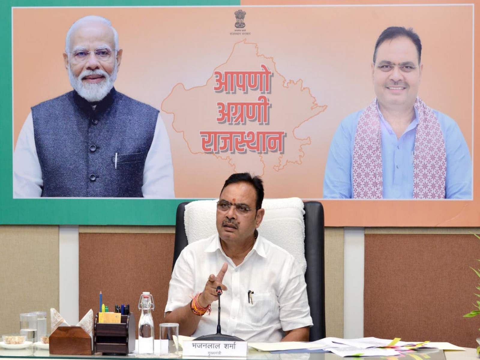 Rajasthan Chief Minister Bhajan Lal Sharma (Photo/ANI)