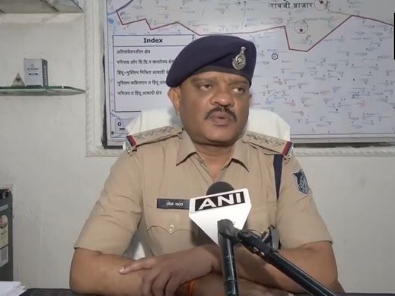 Umesh Yadav, SHO of Raoji Bazar Police Station (Photo/ANI)