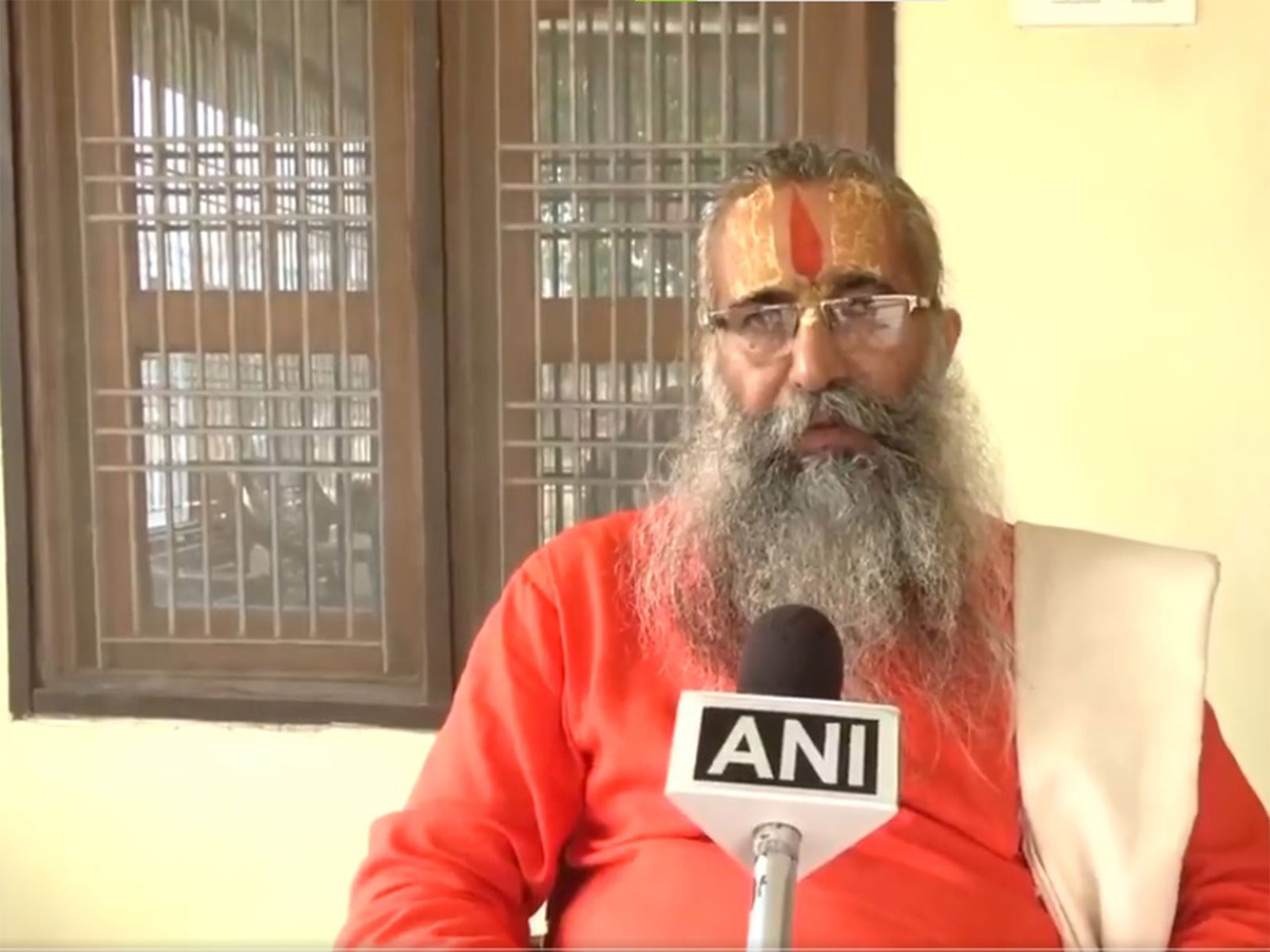 Shri Ram Janmabhoomi Teerth Kshetra trustee Mahant Dinendra Das (Photo/ANI)