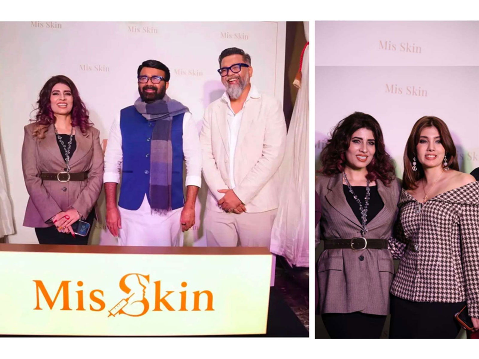 N.A. Haris, MLA and BDA Chairman, unveils the Mis Skin brand identity, showcasing its proprietary seven-step diagnostic protocol and advanced US FDA-approved technologies