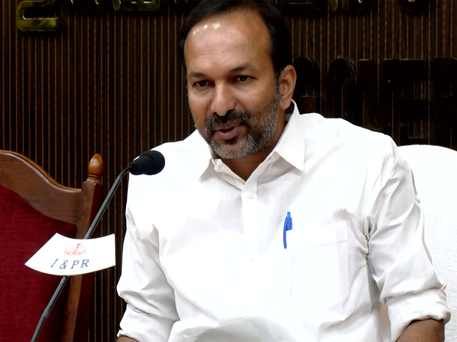 Keralam Minister PC Vishnunadh (Photo/ANI)