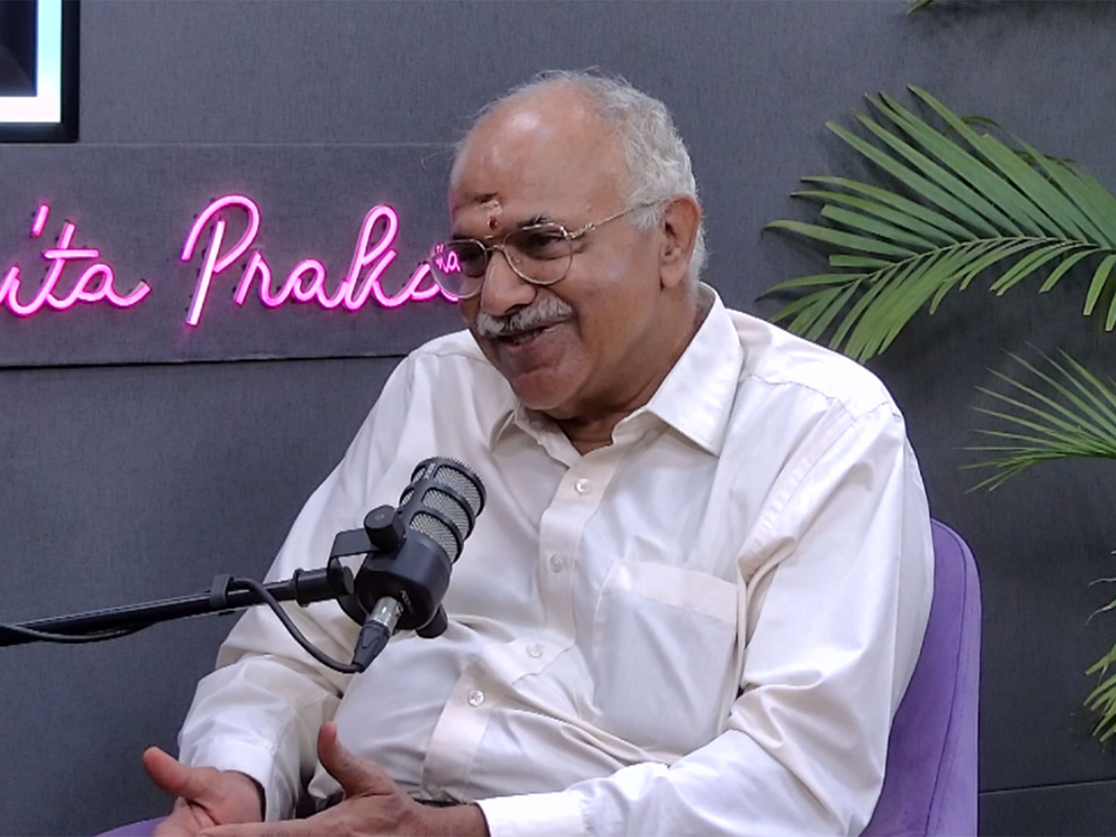 Former Under Secretary in the Union Ministry of Home Affairs R V S Mani. (Photo/ANI)