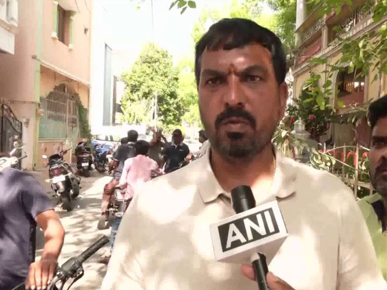 Pradeep Reddy, an eyewitness of the Vietnam Boat capsize incident (Photo/ANI)