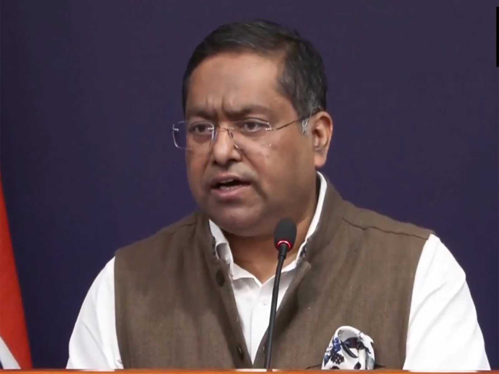Ministry of External Affairs spokesperson Randhir Jaiswal (Photo/ANI)