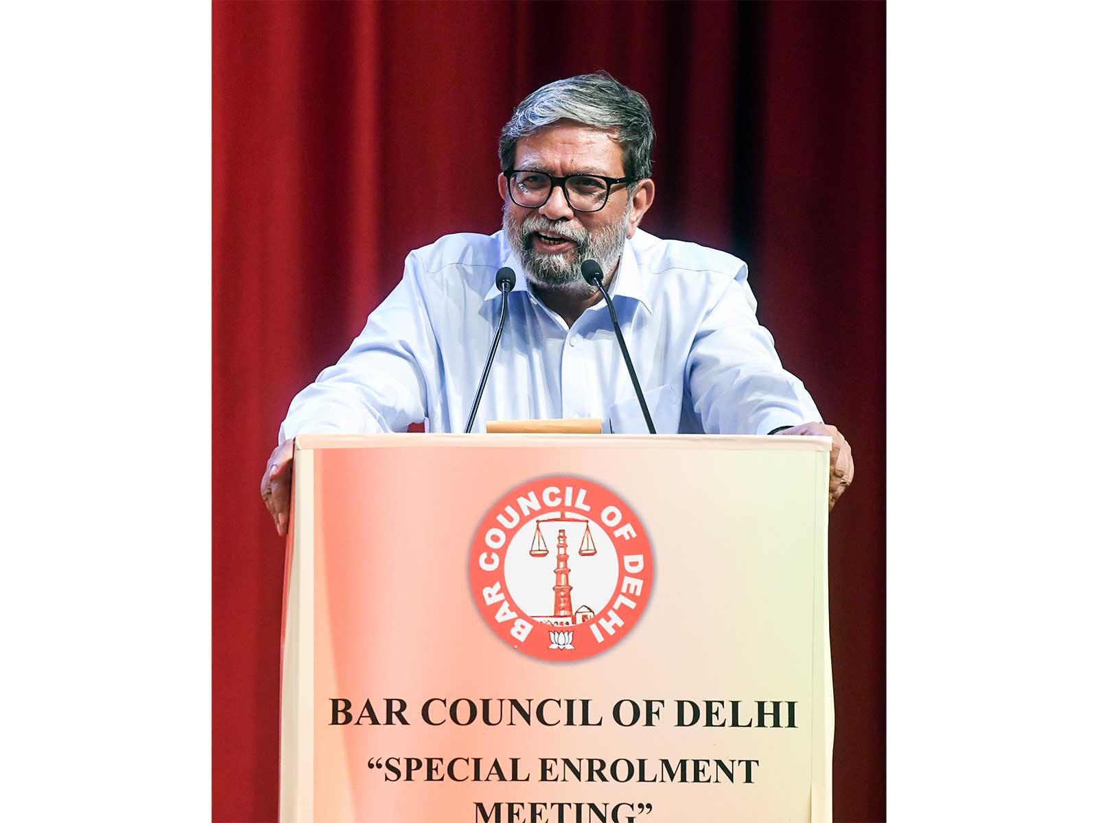 President of the Delhi High Court Bar Association (DHCBA) N Hariharan (File photo/ANI)