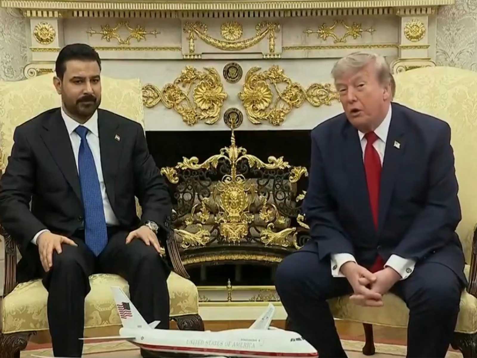 US President Donald Trump and Iraqi Prime Minister Ali al-Zaidi (Photo/Youtube/White House)