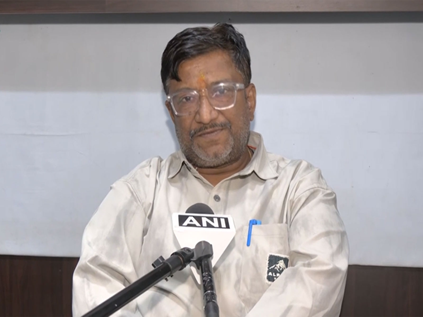 Hindu Front for Justice state vice-president and Bhojshala petitioner Ashish Goyal (Photo/ANI)