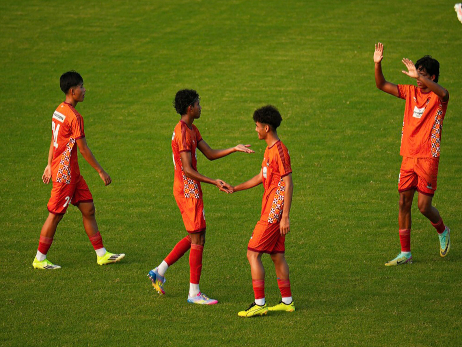 Punjab FC players celebrating. (Photo: RFDL)