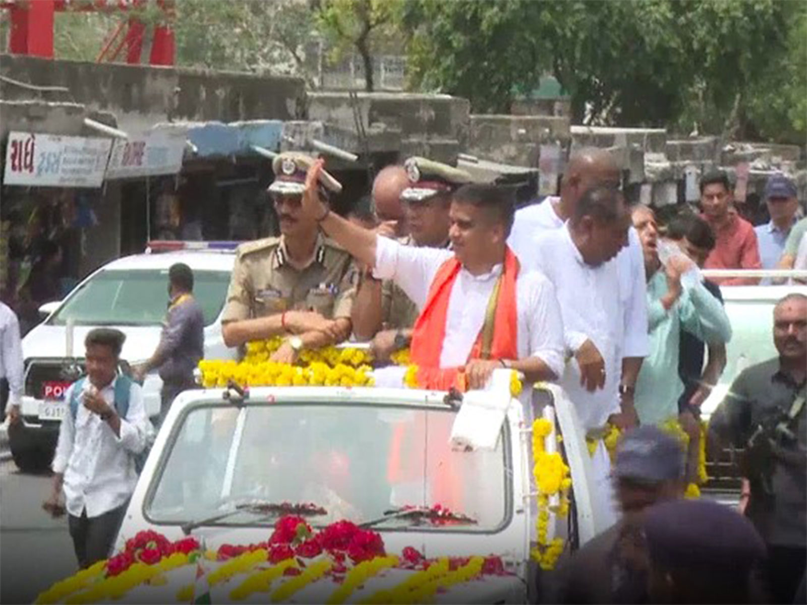 Gujarat Deputy CM Harsh Sanghavi inspects Rath Yatra route in Ahmedabad (Photo/Gujarat CMO)