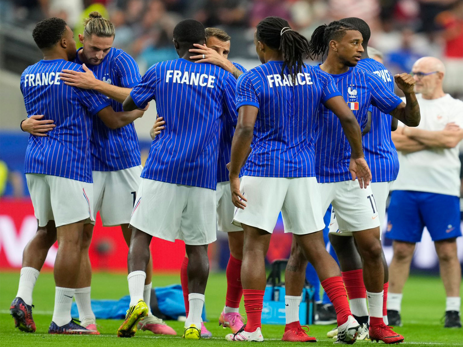 France players in action ahead of semi-final against Spain (Photo: X/@equipedefrance)