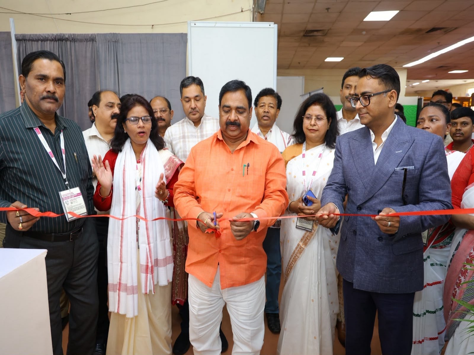 Inaugration of Jharkhand Pavilion at Bharat Tex 2026 (Photo/ANI)