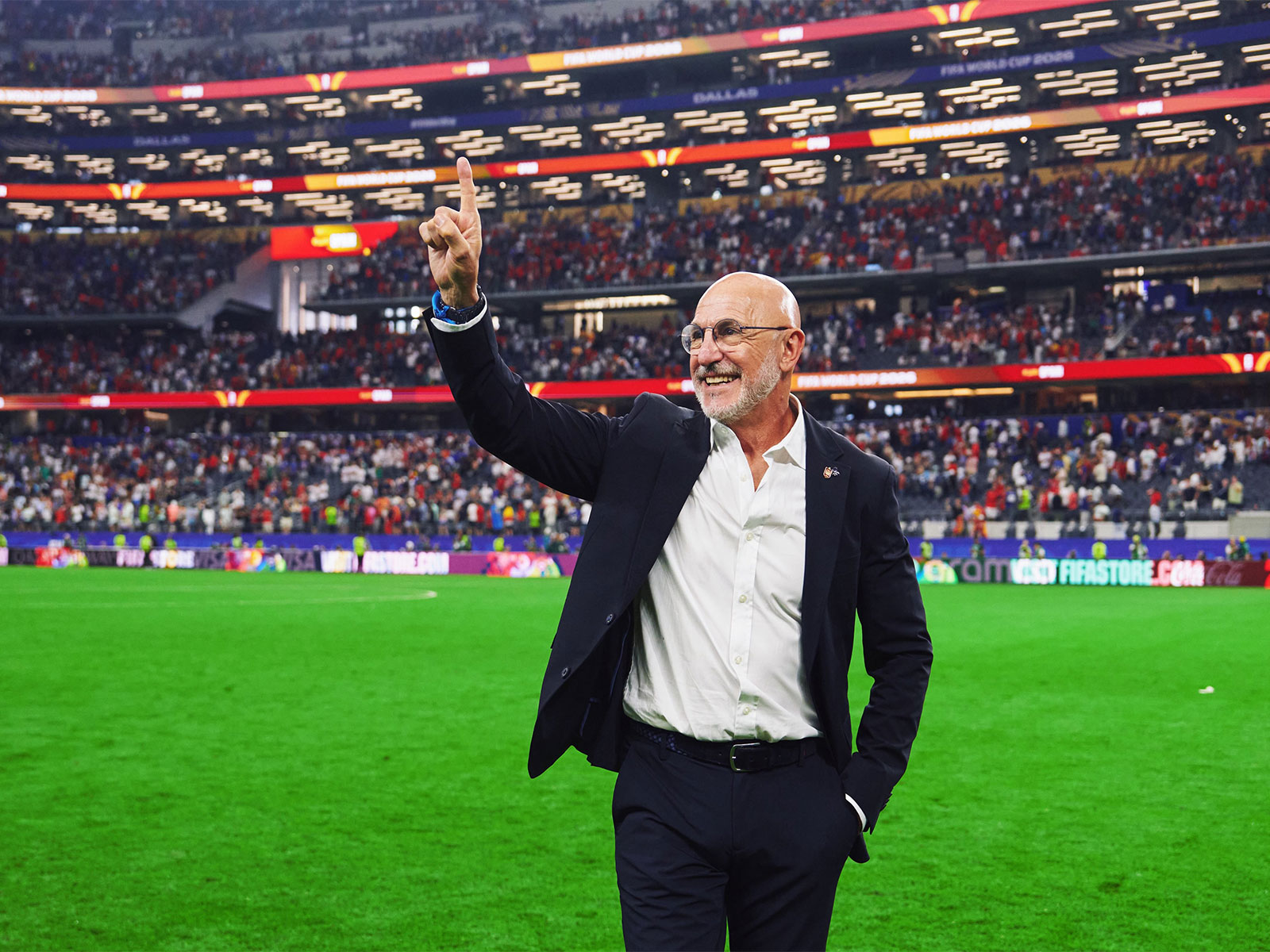 Spain coach Luis de la Fuente (Photo: X/@SEFutbol)