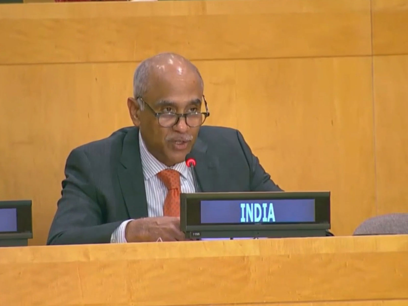 India's Permanent Representative to the UN, Ambassador Harish Parvathaneni (Photo/X/@IndiaUNNewYork)