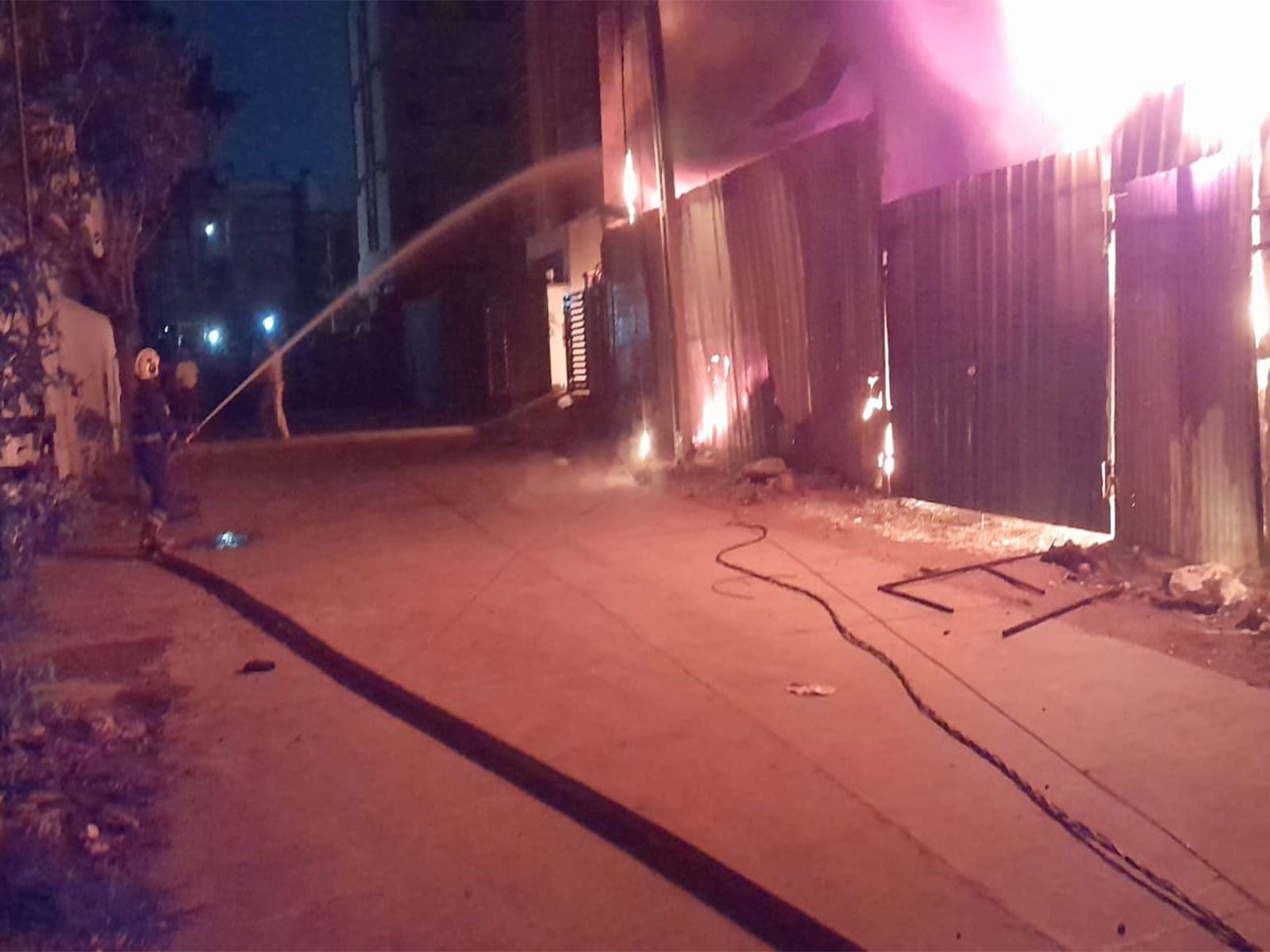 Fire breaks out at Scrap Godown in Nandanavanam (Photo/ fire official )