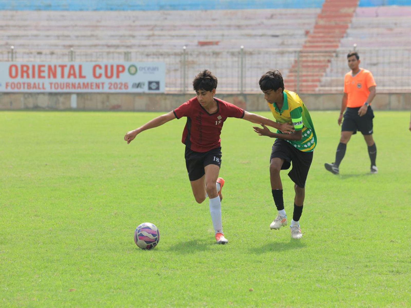 Vasant Valley vs KV RK Puram match in Oriental Cup 2026. (Photo: Oriental Cup)