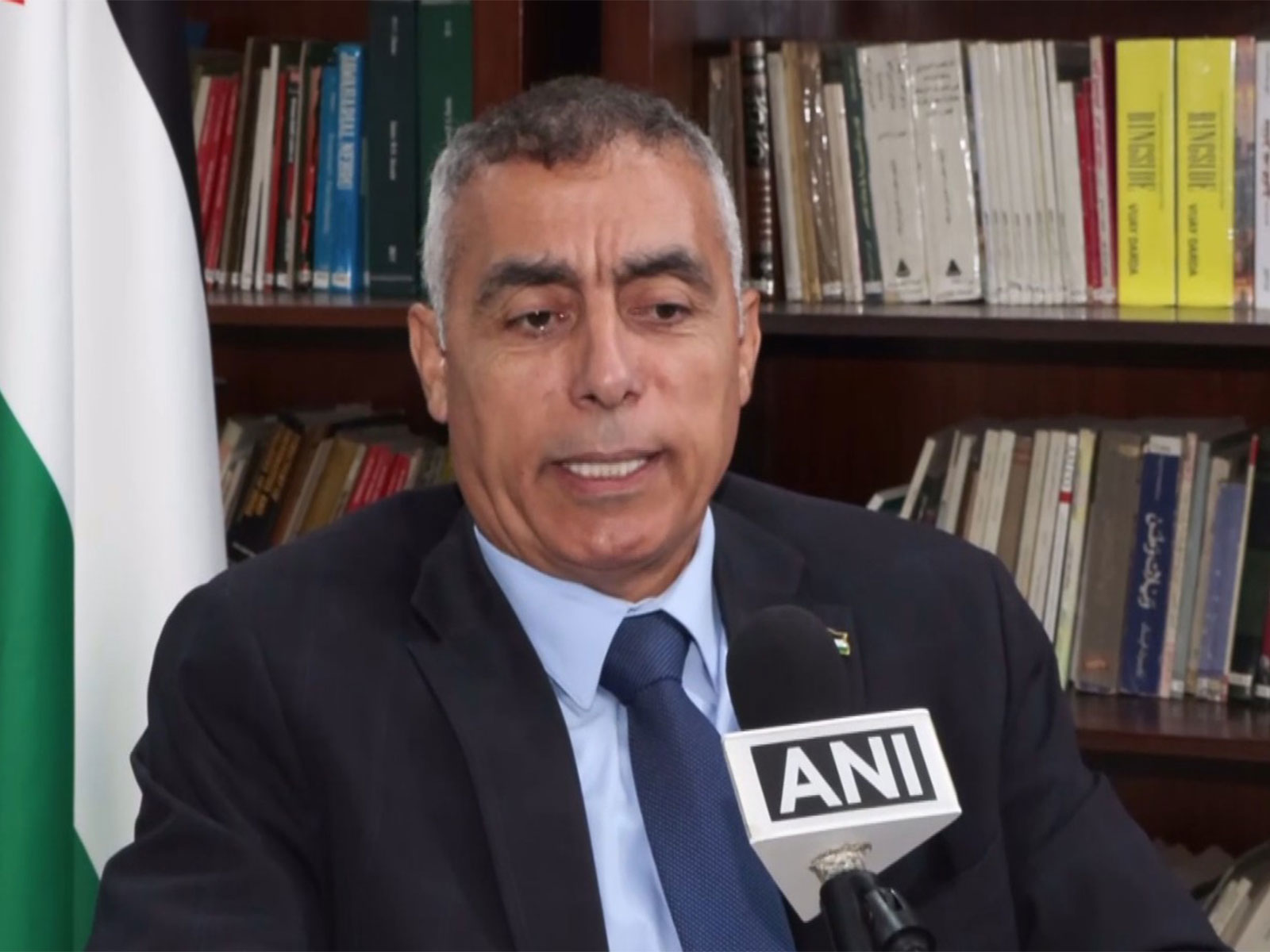 Palestinian Ambassador to India Abdullah M Abu Shawesh (Photo/ANI)