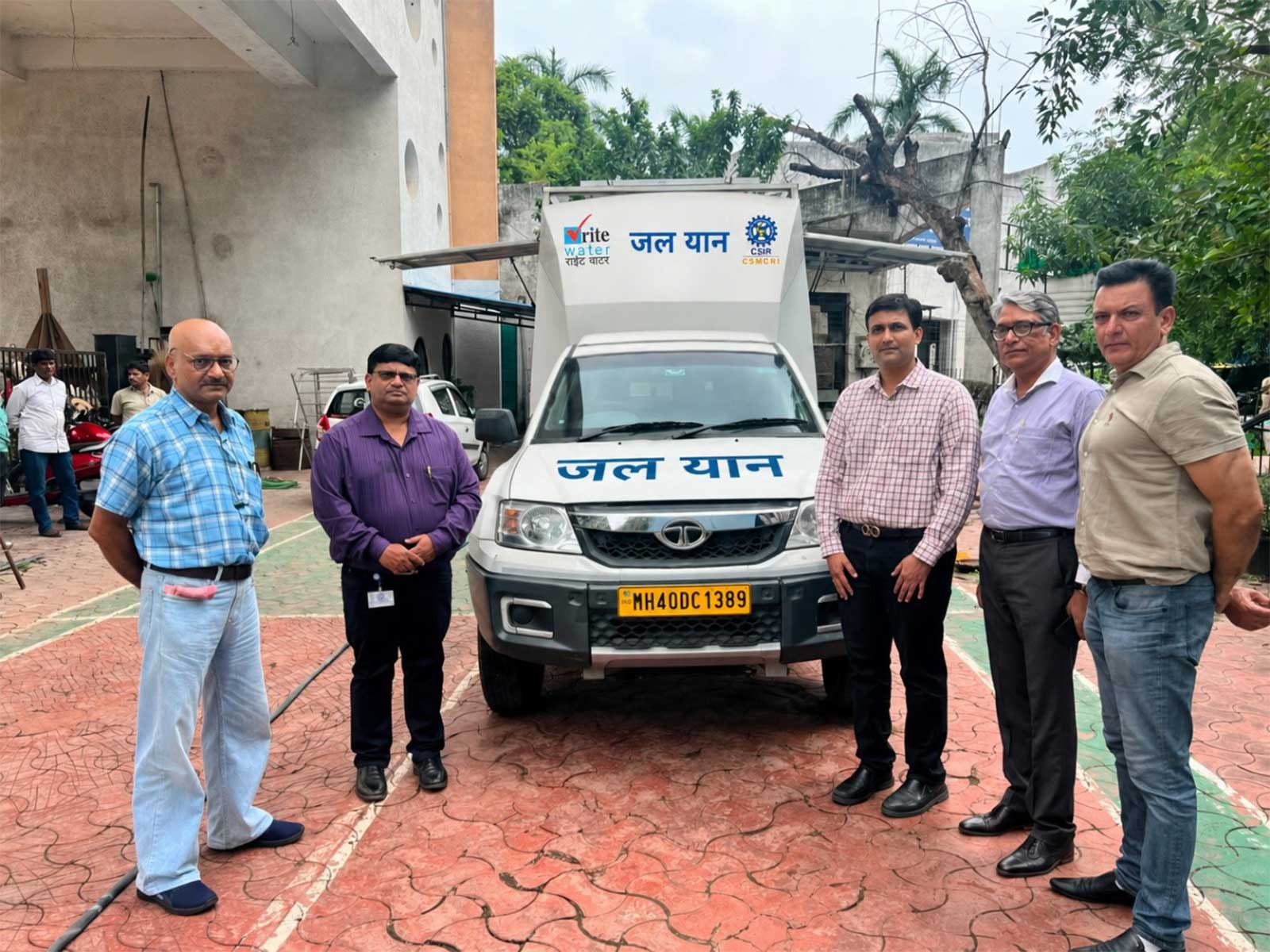 Self-powered mobile unit turns water from virtually any source, including seawater, into safe drinking water -- and doubles as an emergency power station for disaster zones (Image Courtesy: Rite Water Solutions)