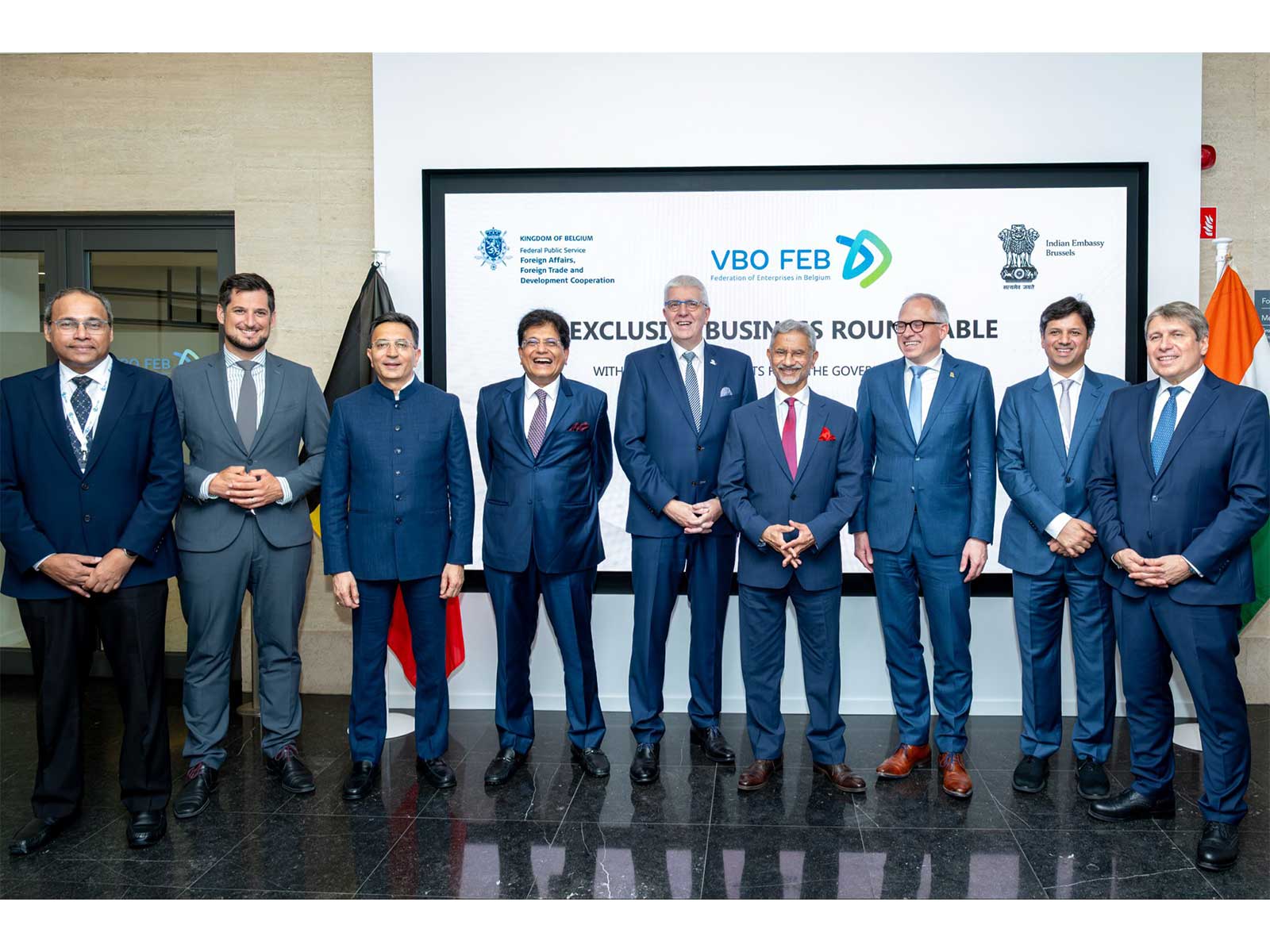India-EU Business Roundtable (Photo/X@DrSJaishankar)
