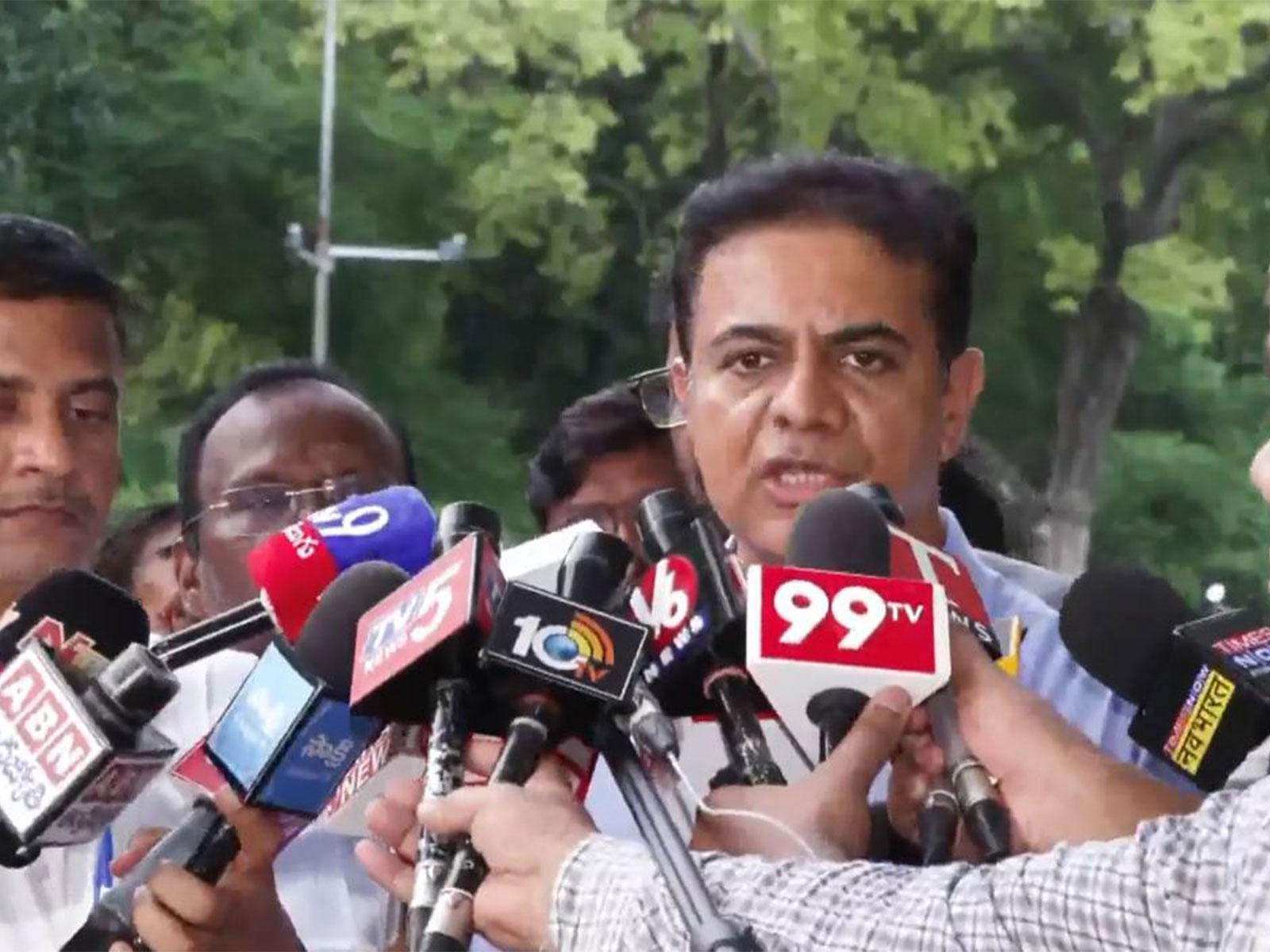 Bharat Rashtra Samithi (BRS) Working President KT Rama Rao (Photo/ANI)