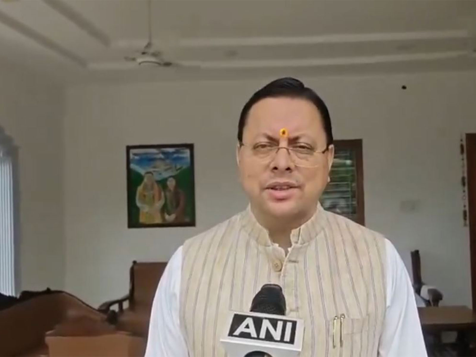  Uttarakhand Chief Minister Pushkar Singh Dhami (Photo/ANI)